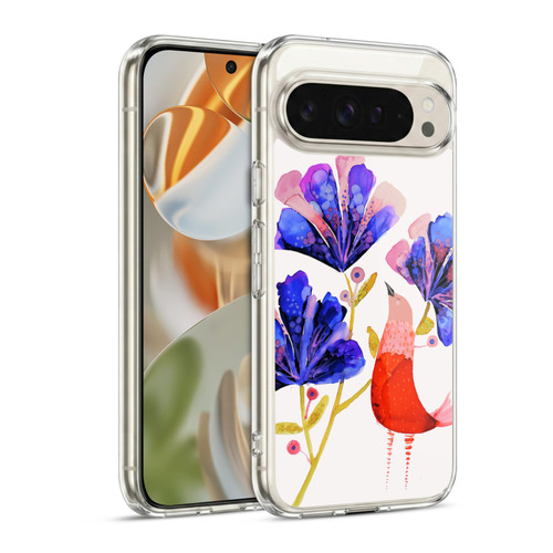 Sylvie Demers Birds 3 Red Soft Gel Case for Google Pixel 9 / Pixel 9 Pro