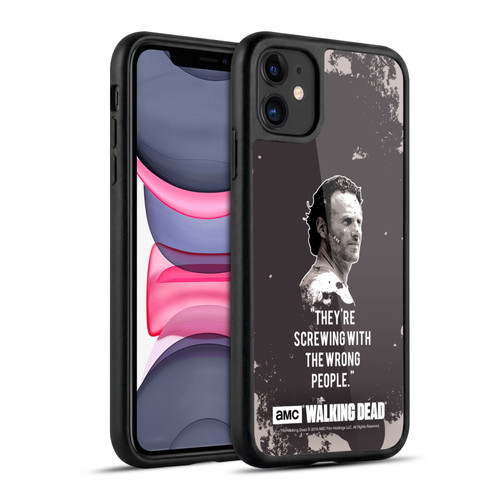 AMC The Walking Dead Quotes Rick Trap Gel Armour Case For Apple iPhone 11