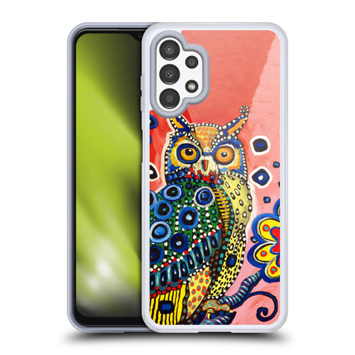 Mad Dog Art Gallery Animals Owl Soft Gel Case for Samsung Galaxy A13 (2022)