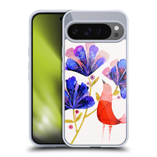 Sylvie Demers Birds 3 Red Soft Gel Case for Google Pixel 9 Pro XL