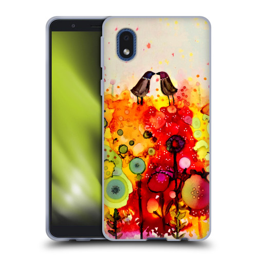 Sylvie Demers Birds 3 Couples Soft Gel Case for Samsung Galaxy A01 Core (2020)