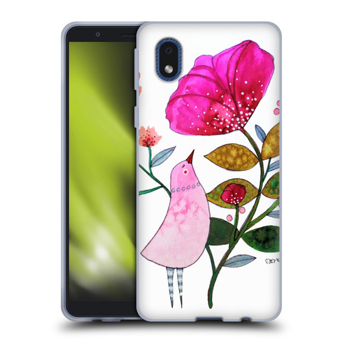 Sylvie Demers Birds 3 Crimson Soft Gel Case for Samsung Galaxy A01 Core (2020)