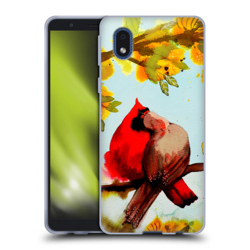 Sylvie Demers Birds 3 Love Soft Gel Case for Samsung Galaxy A01 Core (2020)