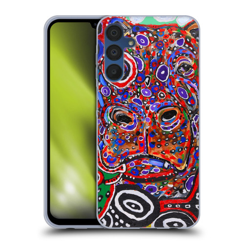 Mad Dog Art Gallery Animals Hippo Soft Gel Case for Samsung Galaxy A15 & MagSafe
