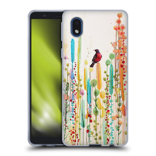Sylvie Demers Birds 3 Scarlet Soft Gel Case for Samsung Galaxy A01 Core (2020)