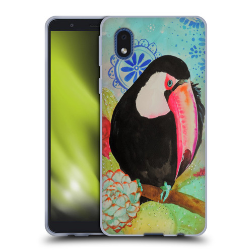 Sylvie Demers Birds 3 Toucan Soft Gel Case for Samsung Galaxy A01 Core (2020)