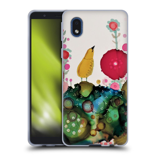 Sylvie Demers Birds 3 Yellow Soft Gel Case for Samsung Galaxy A01 Core (2020)