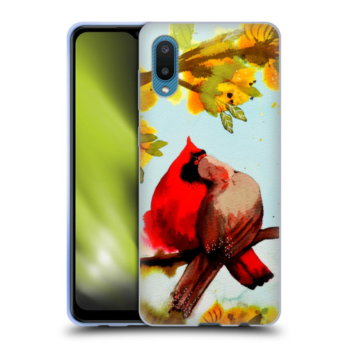 Sylvie Demers Birds 3 Love Soft Gel Case for Samsung Galaxy A02/M02 (2021)