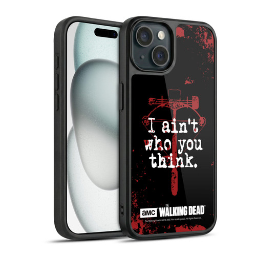 AMC The Walking Dead Quotes Daryl Think Gel Armour Case For Apple iPhone 15