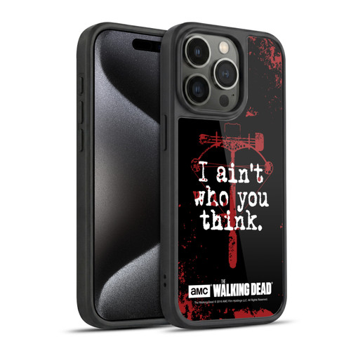 AMC The Walking Dead Quotes Daryl Think Gel Armour Case For Apple iPhone 15 Pro