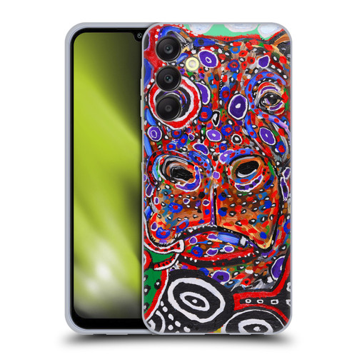 Mad Dog Art Gallery Animals Hippo Soft Gel Case for Samsung Galaxy A25 5G