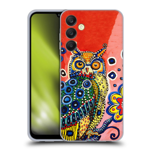 Mad Dog Art Gallery Animals Owl Soft Gel Case for Samsung Galaxy A25 5G