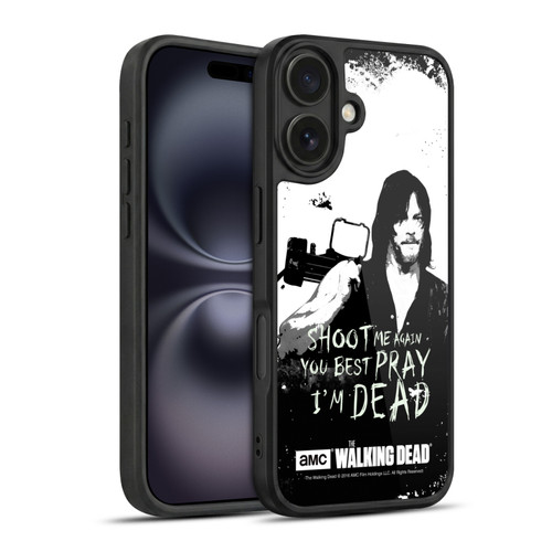 AMC The Walking Dead Quotes Daryl Shoot Gel Armour Case For Apple iPhone 16