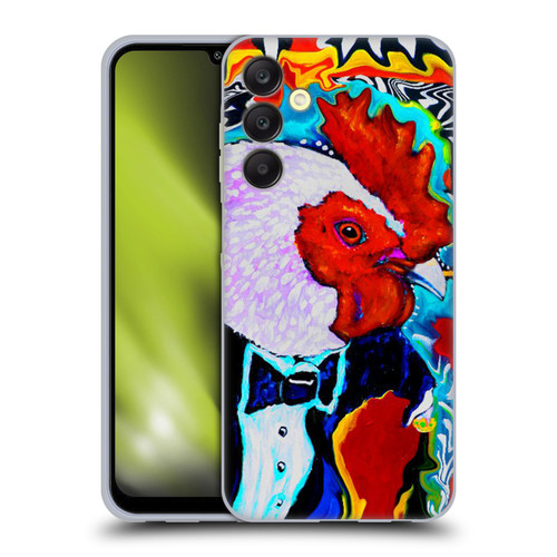 Mad Dog Art Gallery Animals Rooster Soft Gel Case for Samsung Galaxy A25 5G