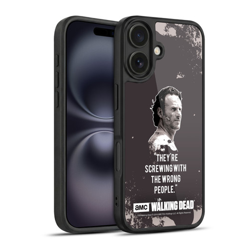 AMC The Walking Dead Quotes Rick Trap Gel Armour Case For Apple iPhone 16