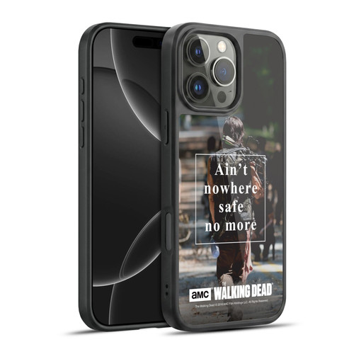 AMC The Walking Dead Quotes Daryl Nowhere Safe Gel Armour Case For Apple iPhone 16 Pro Max