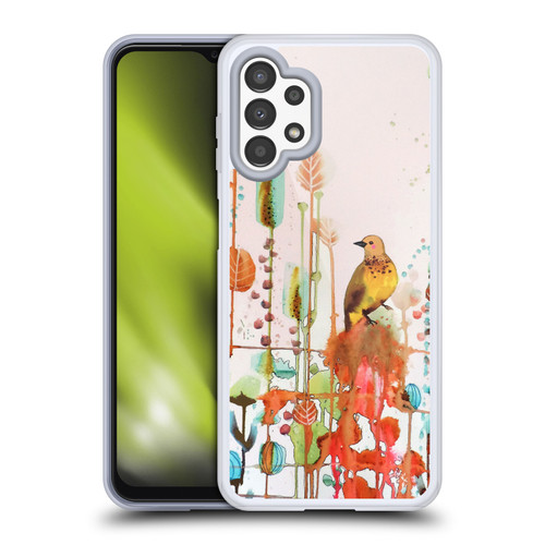 Sylvie Demers Birds 3 Gold Soft Gel Case for Samsung Galaxy A13 (2022)