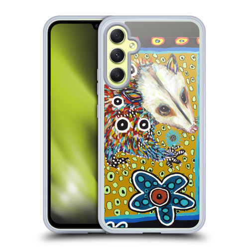 Mad Dog Art Gallery Animals Possum Soft Gel Case for Samsung Galaxy A34 5G
