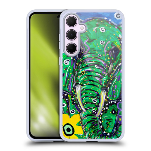Mad Dog Art Gallery Animals Elephant Soft Gel Case for Samsung Galaxy A35 5G