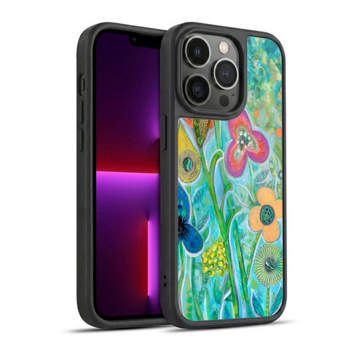 Wyanne Nature Garden Wildflowers Gel Armour Case For Apple iPhone 13 Pro