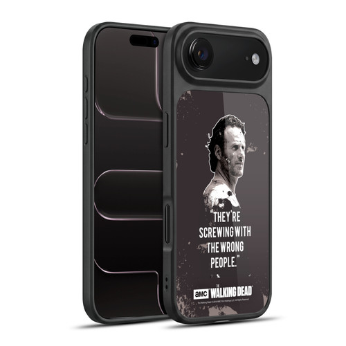 AMC The Walking Dead Quotes Rick Trap Gel Armour Case For Apple iPhone 17 Air