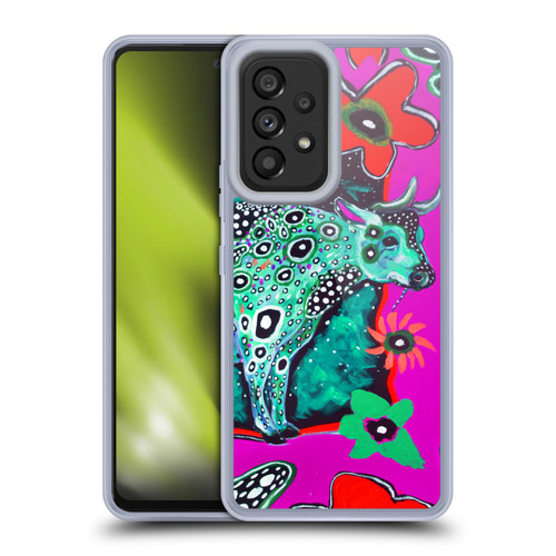 Mad Dog Art Gallery Animals Cosmic Cow Soft Gel Case for Samsung Galaxy A53 5G (2022)