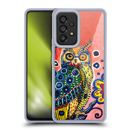 Mad Dog Art Gallery Animals Owl Soft Gel Case for Samsung Galaxy A53 5G (2022)