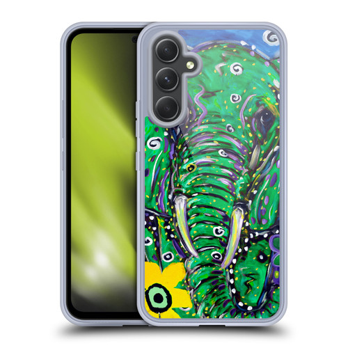 Mad Dog Art Gallery Animals Elephant Soft Gel Case for Samsung Galaxy A54 5G