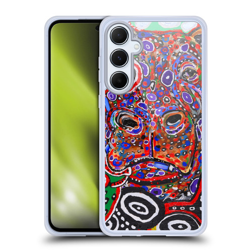 Mad Dog Art Gallery Animals Hippo Soft Gel Case for Samsung Galaxy A55 5G