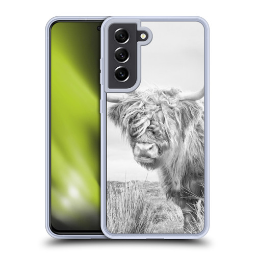 Dorit Fuhg Animals & Urban Life Furry Bull Soft Gel Case for Samsung Galaxy S21 FE 5G & MagSafe