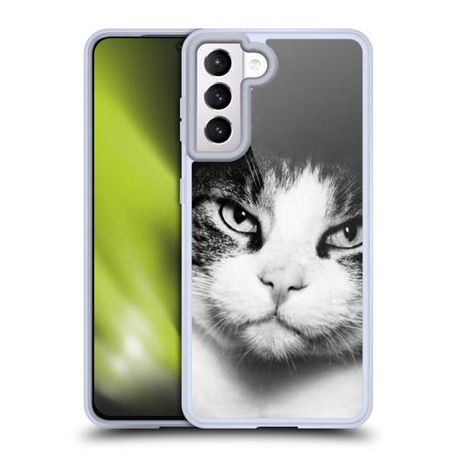 Dorit Fuhg Animals & Urban Life Cat Stare Soft Gel Case for Samsung Galaxy S21 5G & MagSafe