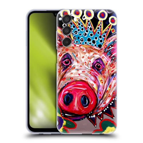 Mad Dog Art Gallery Animals Missy Pig Soft Gel Case for Samsung Galaxy M15/F15 5G