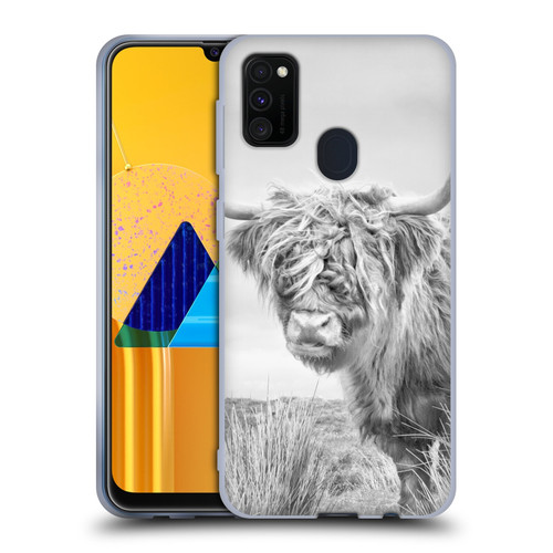Dorit Fuhg Animals & Urban Life Furry Bull Soft Gel Case for Samsung Galaxy M30s (2019)/M21 (2020)