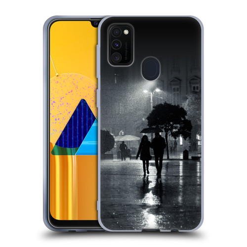 Dorit Fuhg Animals & Urban Life Night Walk Soft Gel Case for Samsung Galaxy M30s (2019)/M21 (2020)