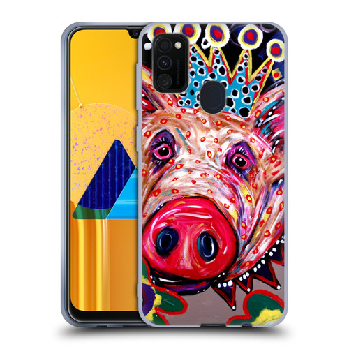 Mad Dog Art Gallery Animals Missy Pig Soft Gel Case for Samsung Galaxy M30s (2019)/M21 (2020)