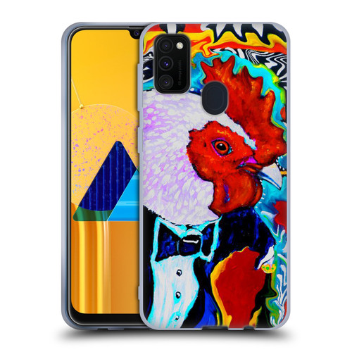 Mad Dog Art Gallery Animals Rooster Soft Gel Case for Samsung Galaxy M30s (2019)/M21 (2020)