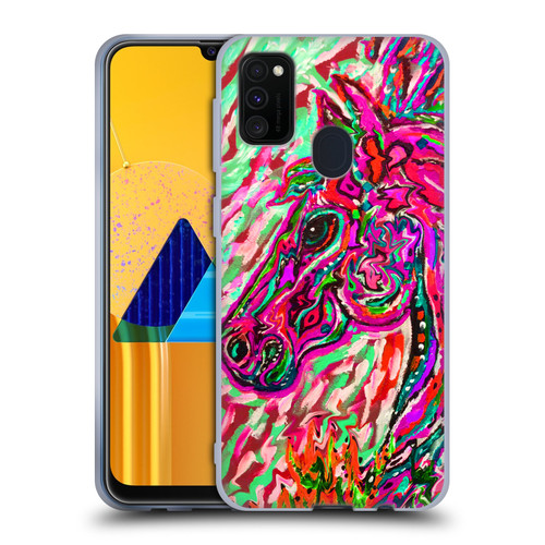 Mad Dog Art Gallery Animals Stallion Soft Gel Case for Samsung Galaxy M30s (2019)/M21 (2020)