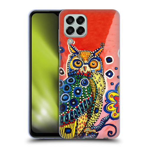 Mad Dog Art Gallery Animals Owl Soft Gel Case for Samsung Galaxy M33 (2022)