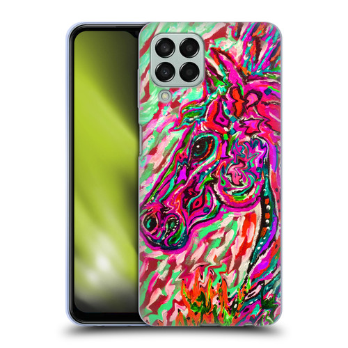 Mad Dog Art Gallery Animals Stallion Soft Gel Case for Samsung Galaxy M33 (2022)