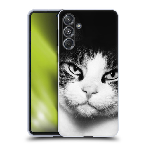 Dorit Fuhg Animals & Urban Life Cat Stare Soft Gel Case for Samsung Galaxy M55 5G