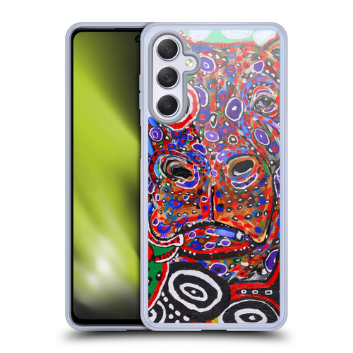 Mad Dog Art Gallery Animals Hippo Soft Gel Case for Samsung Galaxy M54 5G