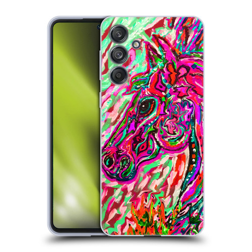 Mad Dog Art Gallery Animals Stallion Soft Gel Case for Samsung Galaxy M55 5G