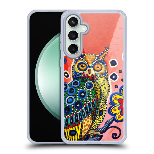 Mad Dog Art Gallery Animals Owl Soft Gel Case for Samsung Galaxy S23 FE 5G & MagSafe