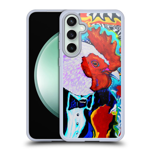 Mad Dog Art Gallery Animals Rooster Soft Gel Case for Samsung Galaxy S23 FE 5G & MagSafe