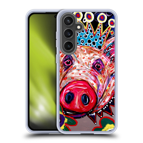 Mad Dog Art Gallery Animals Missy Pig Soft Gel Case for Samsung Galaxy S24 FE & MagSafe