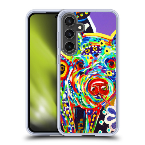 Mad Dog Art Gallery Animals Pig Soft Gel Case for Samsung Galaxy S24 FE & MagSafe