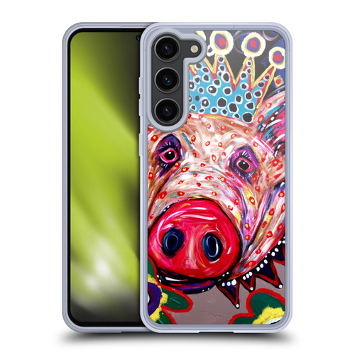 Mad Dog Art Gallery Animals Missy Pig Soft Gel Case for Samsung Galaxy S23+ 5G & MagSafe