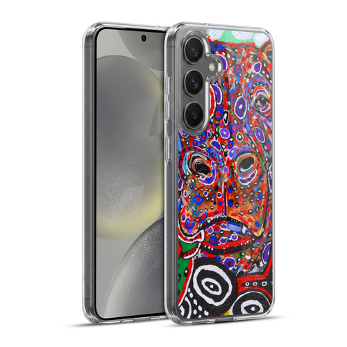 Mad Dog Art Gallery Animals Hippo Soft Gel Case for Samsung Galaxy S24+ 5G & MagSafe