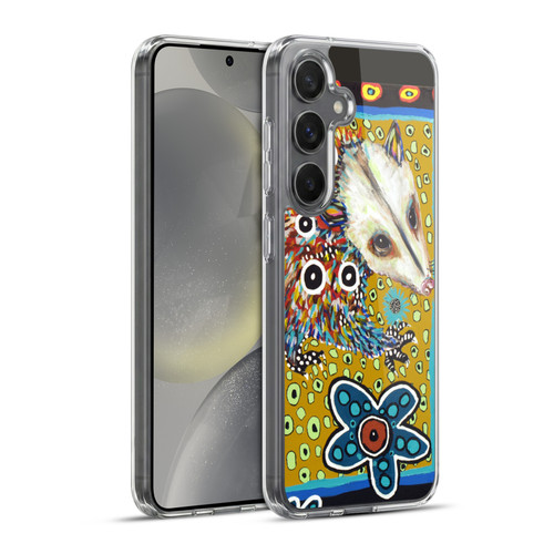 Mad Dog Art Gallery Animals Possum Soft Gel Case for Samsung Galaxy S24+ 5G & MagSafe