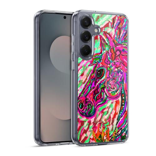 Mad Dog Art Gallery Animals Stallion Soft Gel Case for Samsung Galaxy S25 & MagSafe